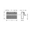 Evaporateur de climatisation AVA QUALITY COOLING