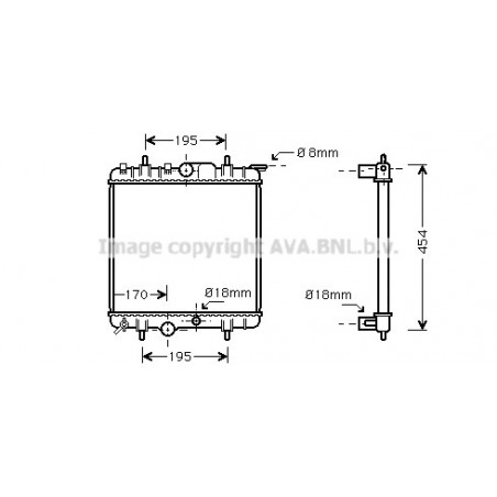 Radiateur AVA QUALITY COOLING