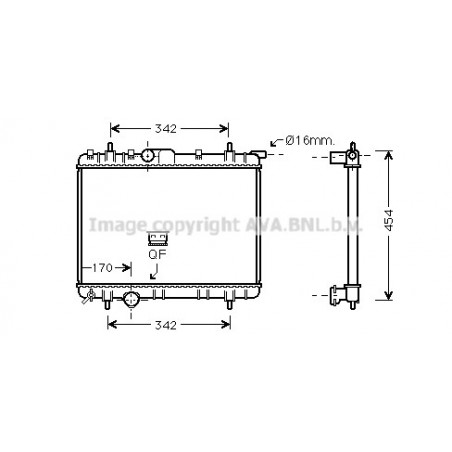 Radiateur AVA QUALITY COOLING