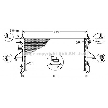 Radiateur AVA QUALITY COOLING