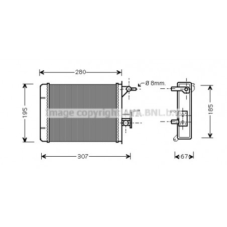 Radiateur de chauffage AVA...