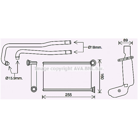Radiateur de chauffage AVA...