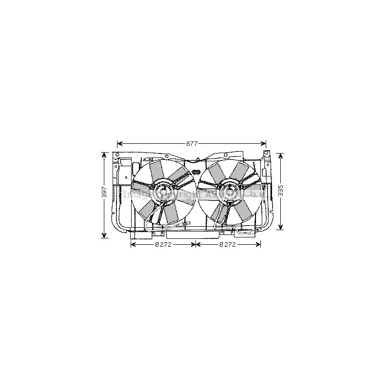 Ventilateur (refroidissement moteur) AVA QUALITY COOLING