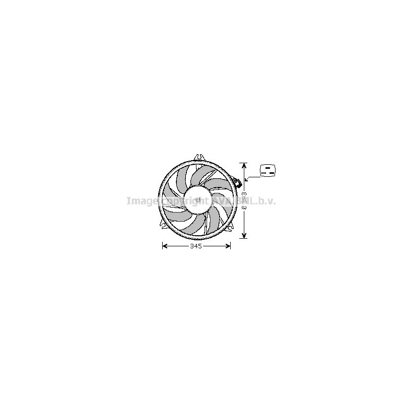 Ventilateur (refroidissement moteur) AVA QUALITY COOLING