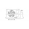 Ventilateur (refroidissement moteur) AVA QUALITY COOLING
