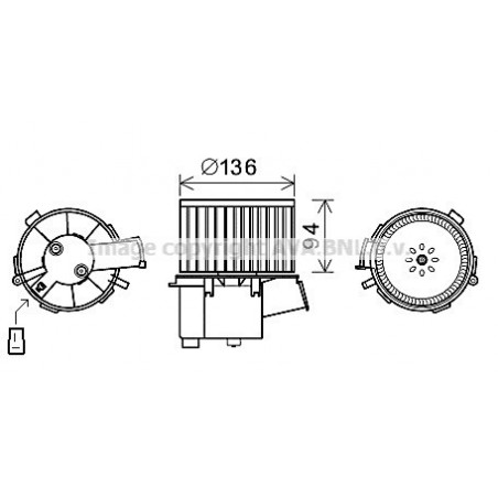 Moteur électrique (pulseur...