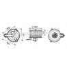 Moteur électrique (pulseur d'air habitacle) AVA QUALITY COOLING