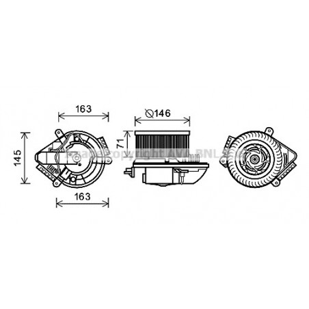Moteur électrique (pulseur...