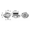 Moteur électrique (pulseur d'air habitacle) AVA QUALITY COOLING
