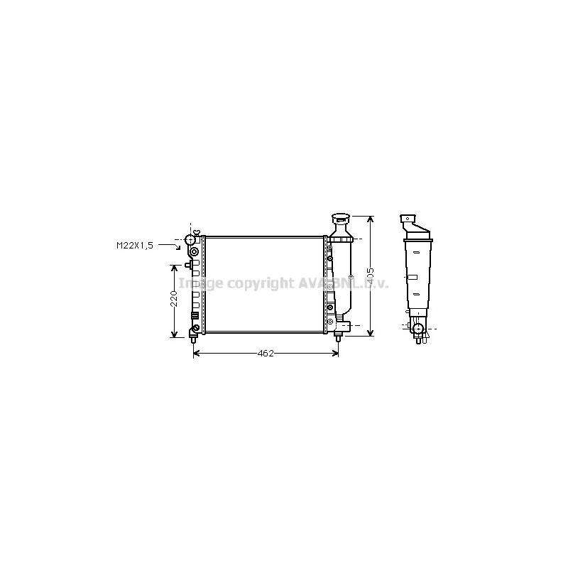Radiateur AVA QUALITY COOLING