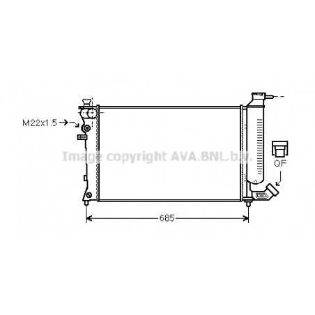 Radiateur AVA QUALITY COOLING