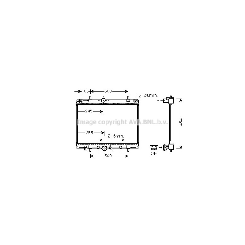 Radiateur AVA QUALITY COOLING