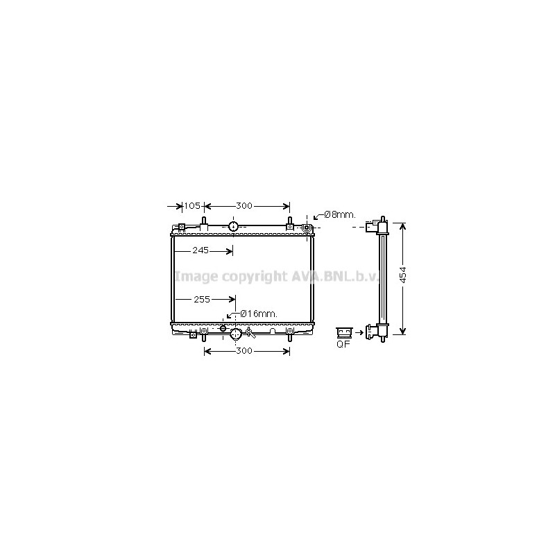Radiateur AVA QUALITY COOLING