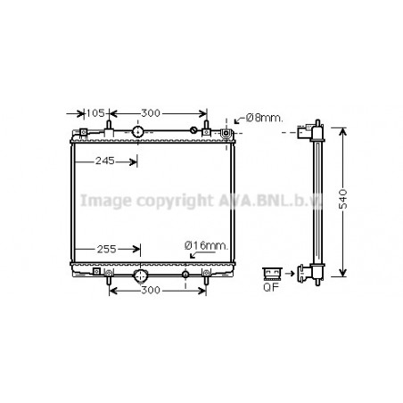 Radiateur AVA QUALITY COOLING