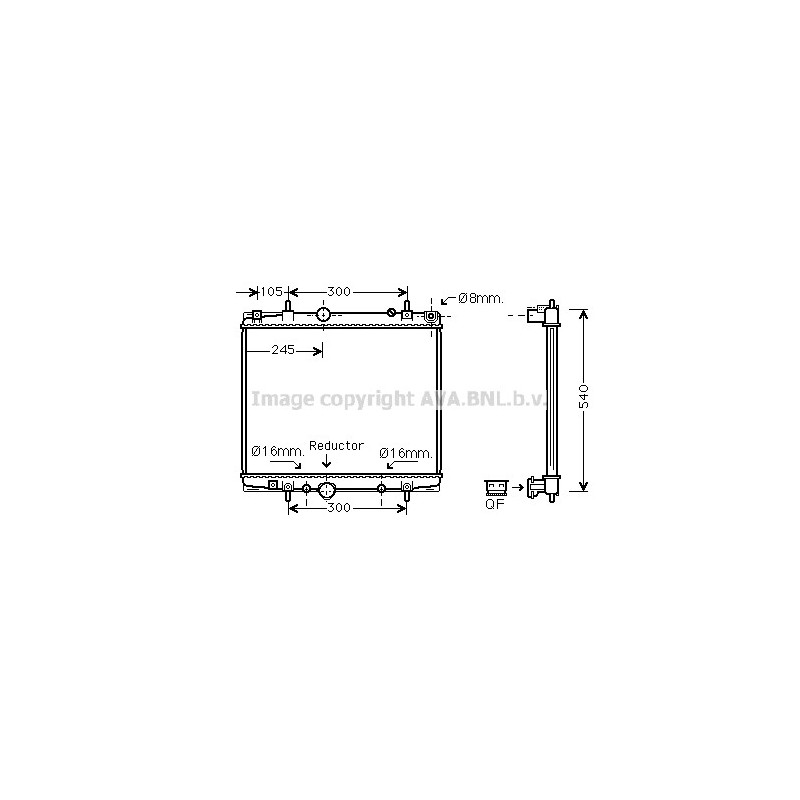 Radiateur AVA QUALITY COOLING