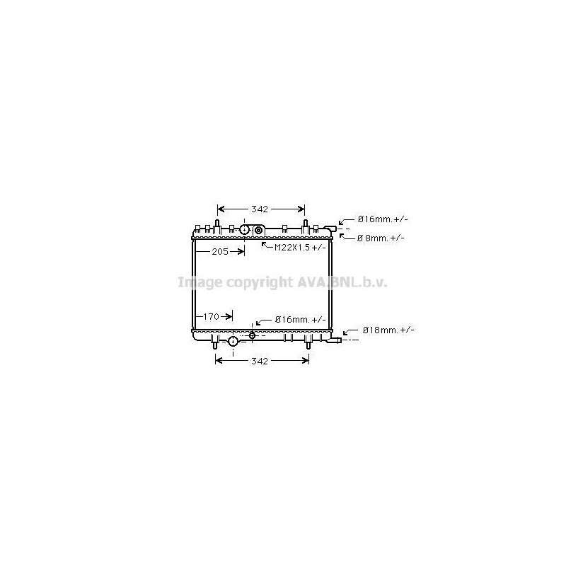 Radiateur AVA QUALITY COOLING