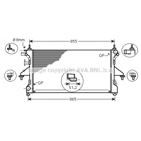 Radiateur AVA QUALITY COOLING