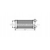 Intercooler (échangeur d'air) AVA QUALITY COOLING