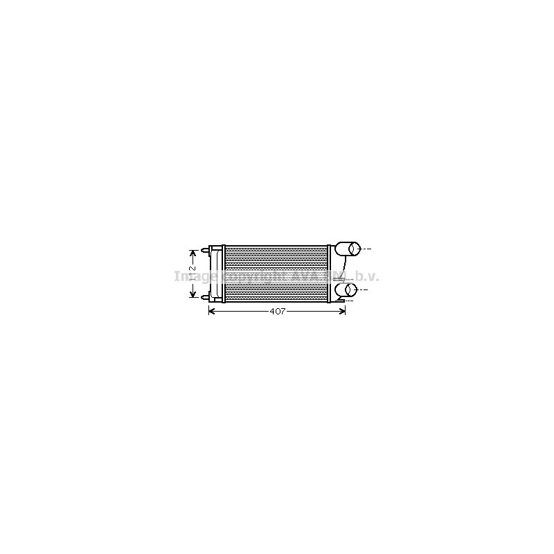 Intercooler (échangeur d'air) AVA QUALITY COOLING