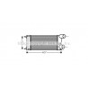 Intercooler (échangeur d'air) AVA QUALITY COOLING
