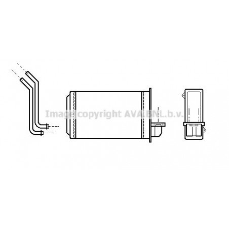 Radiateur de chauffage AVA QUALITY COOLING