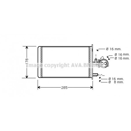Radiateur de chauffage AVA...