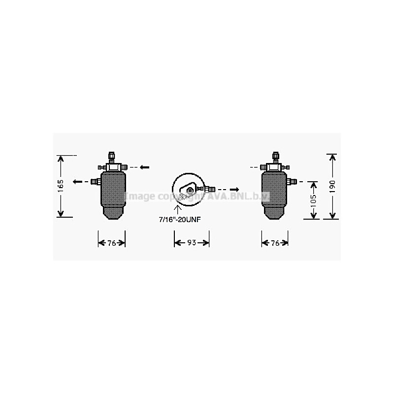 Bouteille déshydratante AVA QUALITY COOLING