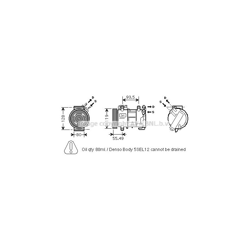 Compresseur de climatisation AVA QUALITY COOLING