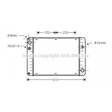 Radiateur AVA QUALITY COOLING