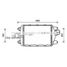 Intercooler (échangeur d'air) AVA QUALITY COOLING