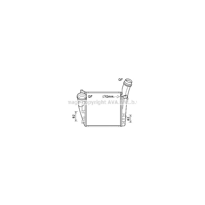 Intercooler (échangeur d'air) AVA QUALITY COOLING