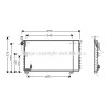 Condenseur de climatisation AVA QUALITY COOLING