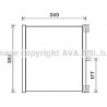 Condenseur de climatisation AVA QUALITY COOLING