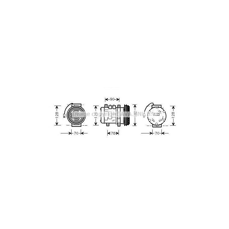 Compresseur de climatisation AVA QUALITY COOLING