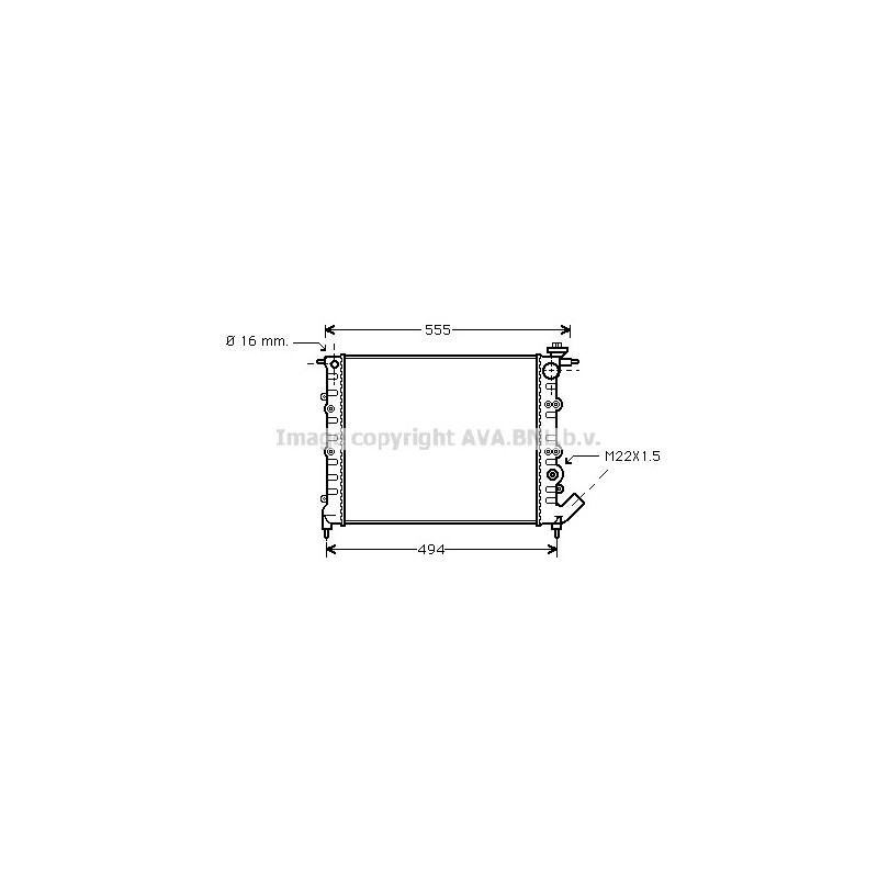 Radiateur AVA QUALITY COOLING