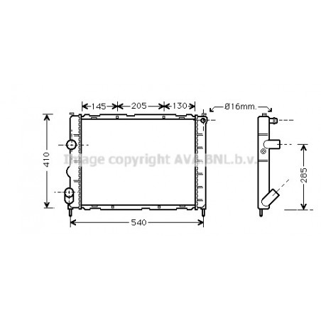 Radiateur AVA QUALITY COOLING
