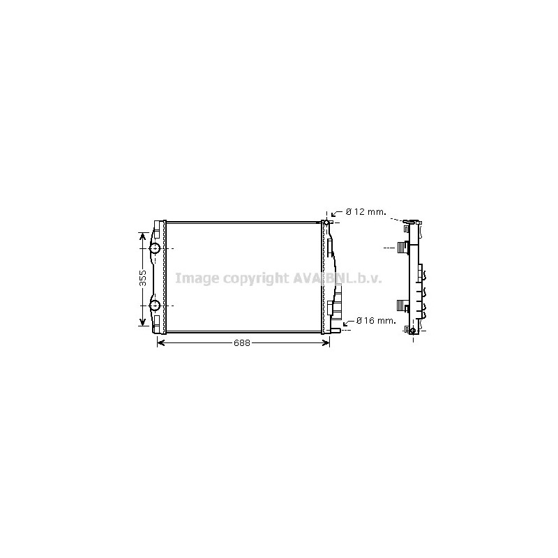 Radiateur AVA QUALITY COOLING