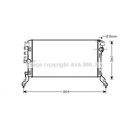 Radiateur AVA QUALITY COOLING