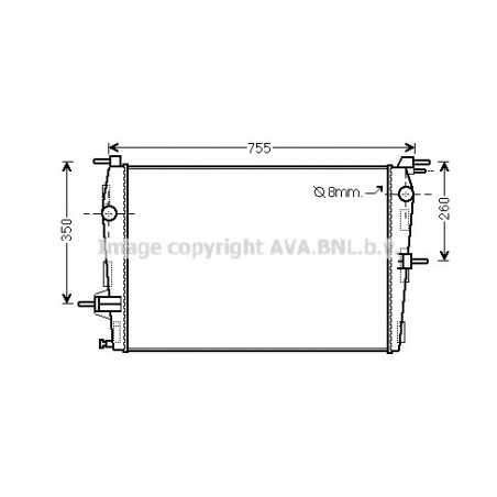 Radiateur AVA QUALITY COOLING