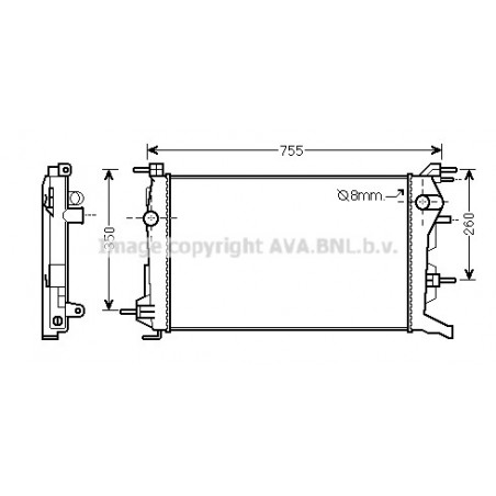 Radiateur AVA QUALITY COOLING