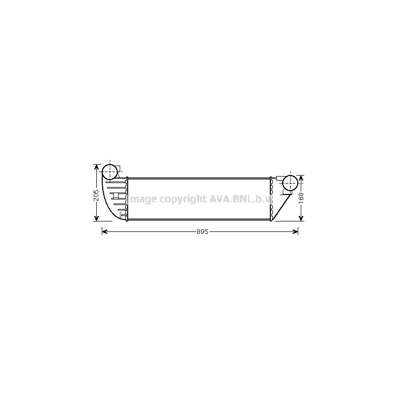 Intercooler (échangeur d'air) AVA QUALITY COOLING