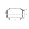 Condenseur de climatisation AVA QUALITY COOLING