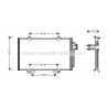 Condenseur de climatisation AVA QUALITY COOLING
