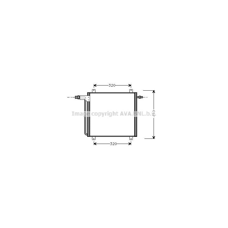 Condenseur de climatisation AVA QUALITY COOLING