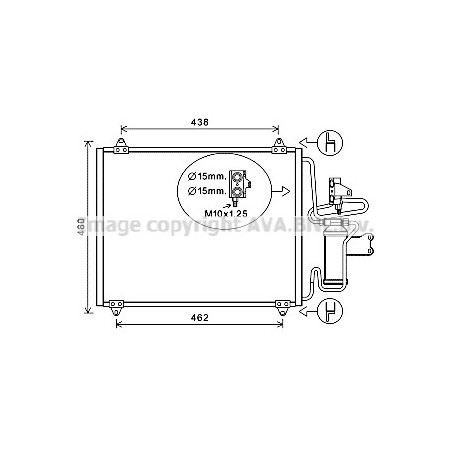 Condenseur de climatisation...
