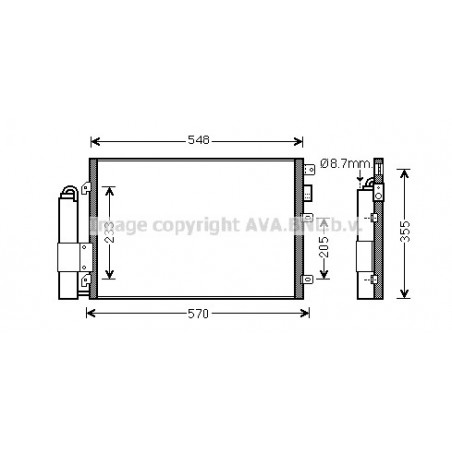 Condenseur de climatisation...