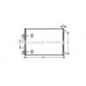 Condenseur de climatisation AVA QUALITY COOLING