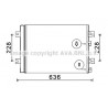 Condenseur de climatisation AVA QUALITY COOLING