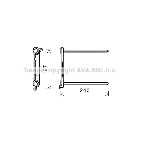 Radiateur de chauffage AVA...