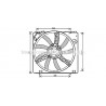 Ventilateur (refroidissement moteur) AVA QUALITY COOLING